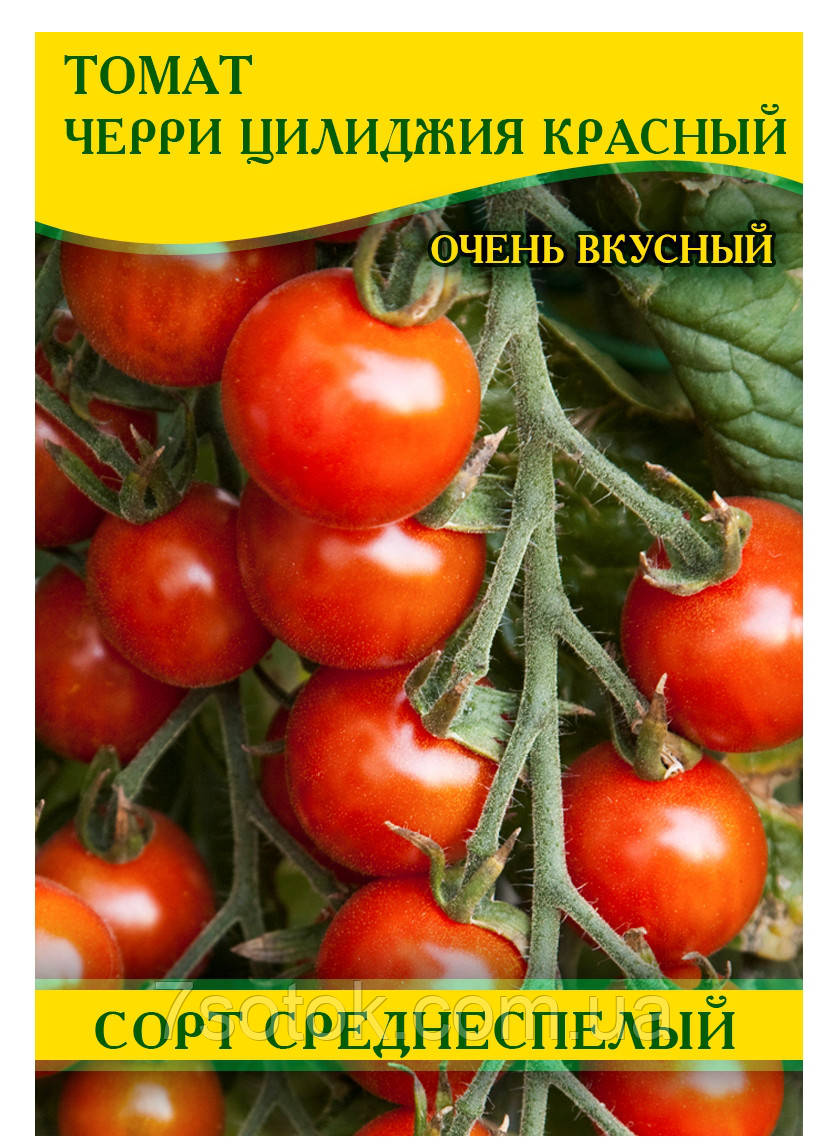 Насіння томату Черрі Циліджія червоний, 100г