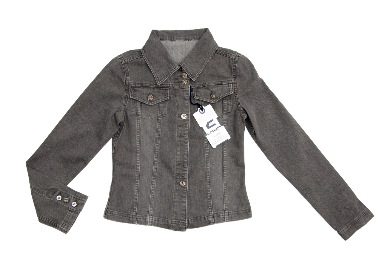 Жіноча джинсова куртка Crown Jeans модель 407 GIO