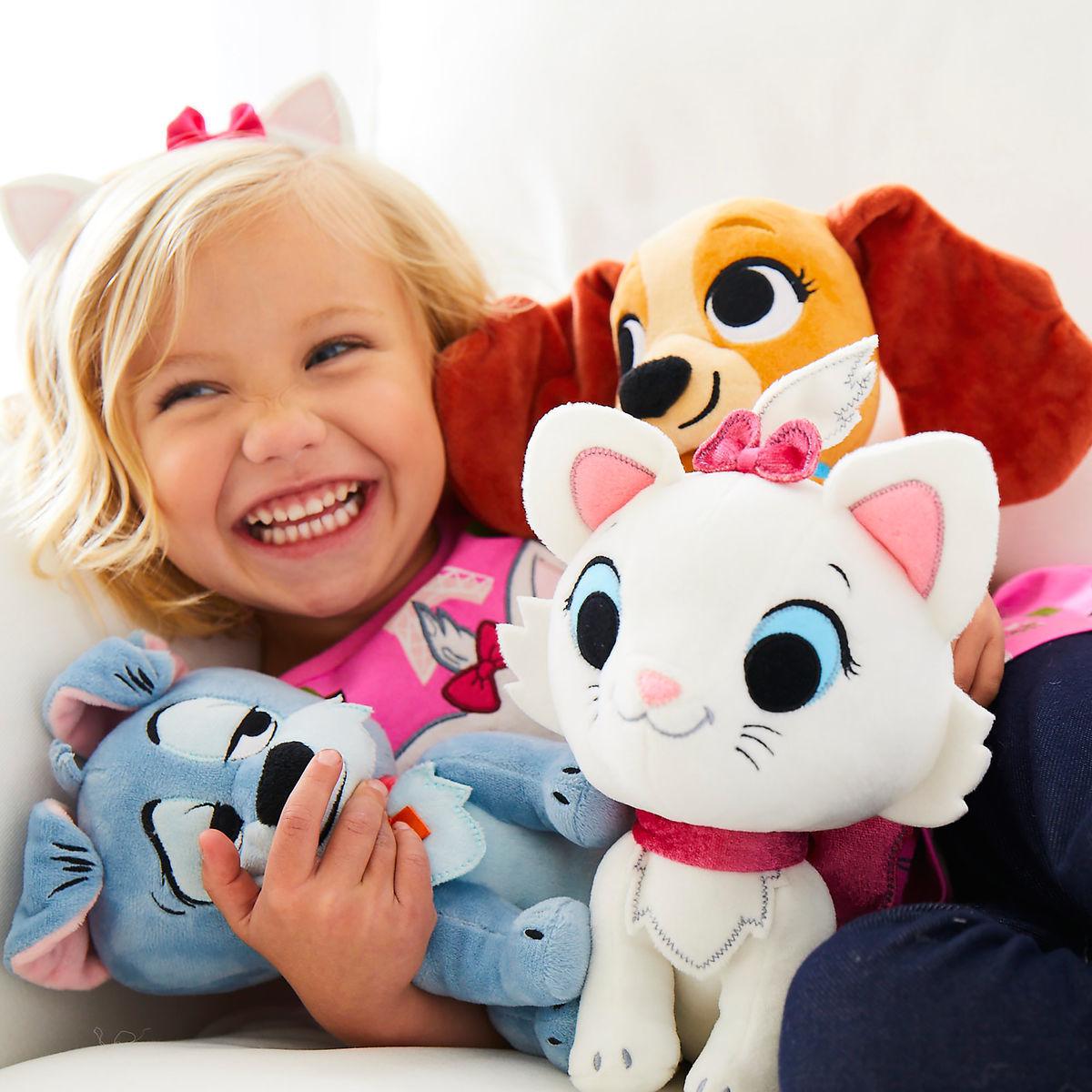 Плюшева кішка Марі м'яка іграшка 23 см з вушками Marie Plush — Disney Furrytale friends — Smal