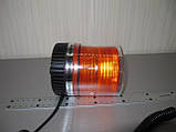 Проблисковий маячок LED1-18 жовтогарячий 12 В., фото 3