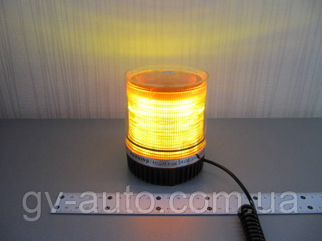 Проблисковий маячок LED1-18 жовтогарячий 12 В.