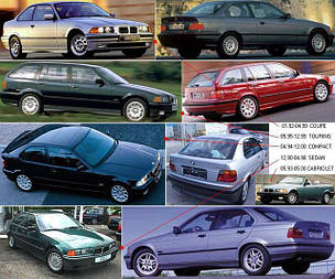 Кузовні запчастини для BMW 3 (E36) 1990-99