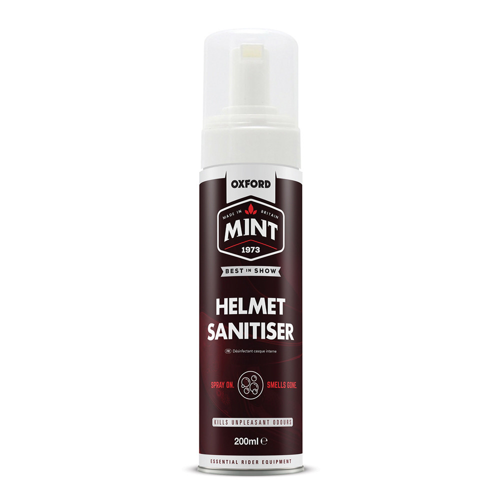 Антибактеріальний спрей для шолома Oxford Mint Helmet Sanitiser Foam 200ml