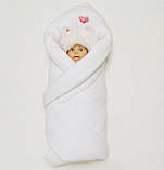 Дитяча флісова ковдра на виписку, фото 2