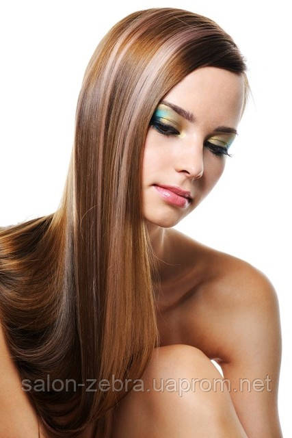 Складне фарбування волосся (з використанням двох або більше кольорів) з миттям патентованими препаратами понад 40 см