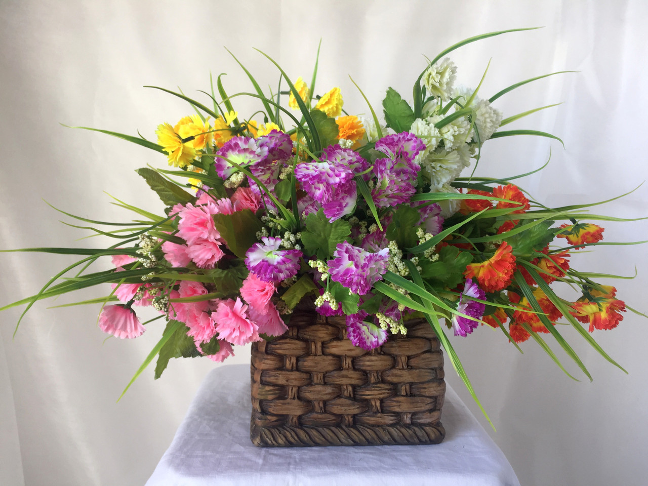 Штучні польові квіти,гвоздики 30 см, фото 1