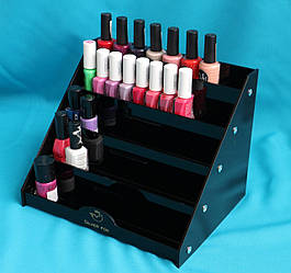 Підставка чорна під гель-лак 5 щаблів