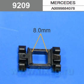 Кліпса кріплення молдингу порога на Мерседес, фото 2