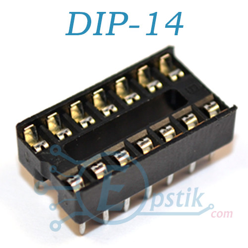 SCS-14 панель для мікросхем DIP14 вузька