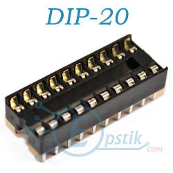 SCS-20 панель для мікросхем DIP20 вузька