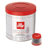 Кофе в капсулах ILLY IPSO normal ж/б, 21 шт (6,7г.)