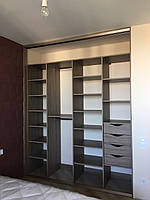 Шафа купе вбудована Premium Qvadro V-100