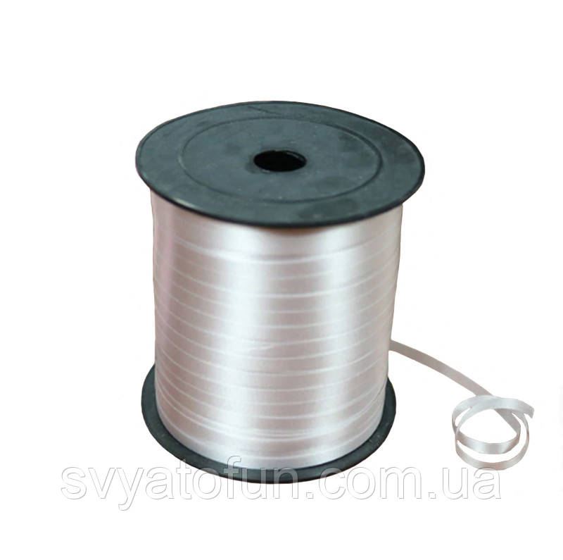 Стрічка для куль пастель біла 280 м Україна