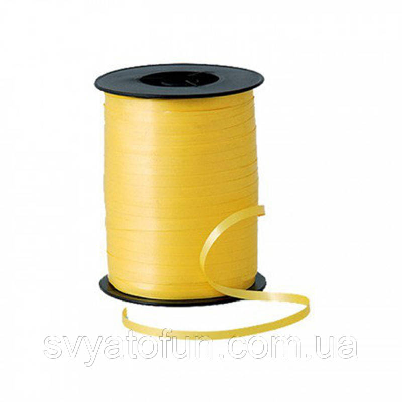 Стрічка для куль пастель жовта 280 м Україна