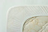 Наматрацник-чохол ТЕП EcoBlank мікрофібра 90-200 см+30 см білий, фото 3