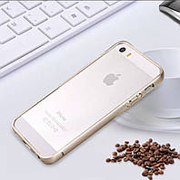 Бампер накладка для Iphone 5/5S/5SE Металлический противоударный , золотой