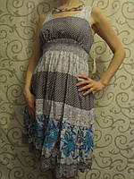 Літній сарафан з котону з намистом, 48,52,54 р