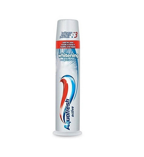 Зубна паста вибілювальна Aquafresh Active (помпа), 100 мл