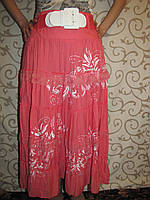 Жіноча довга спідниця, рожева 52 р.