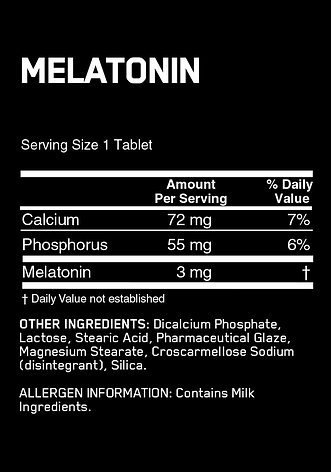 Optimum Nutrition Melatonin 100 tabs, фото 3