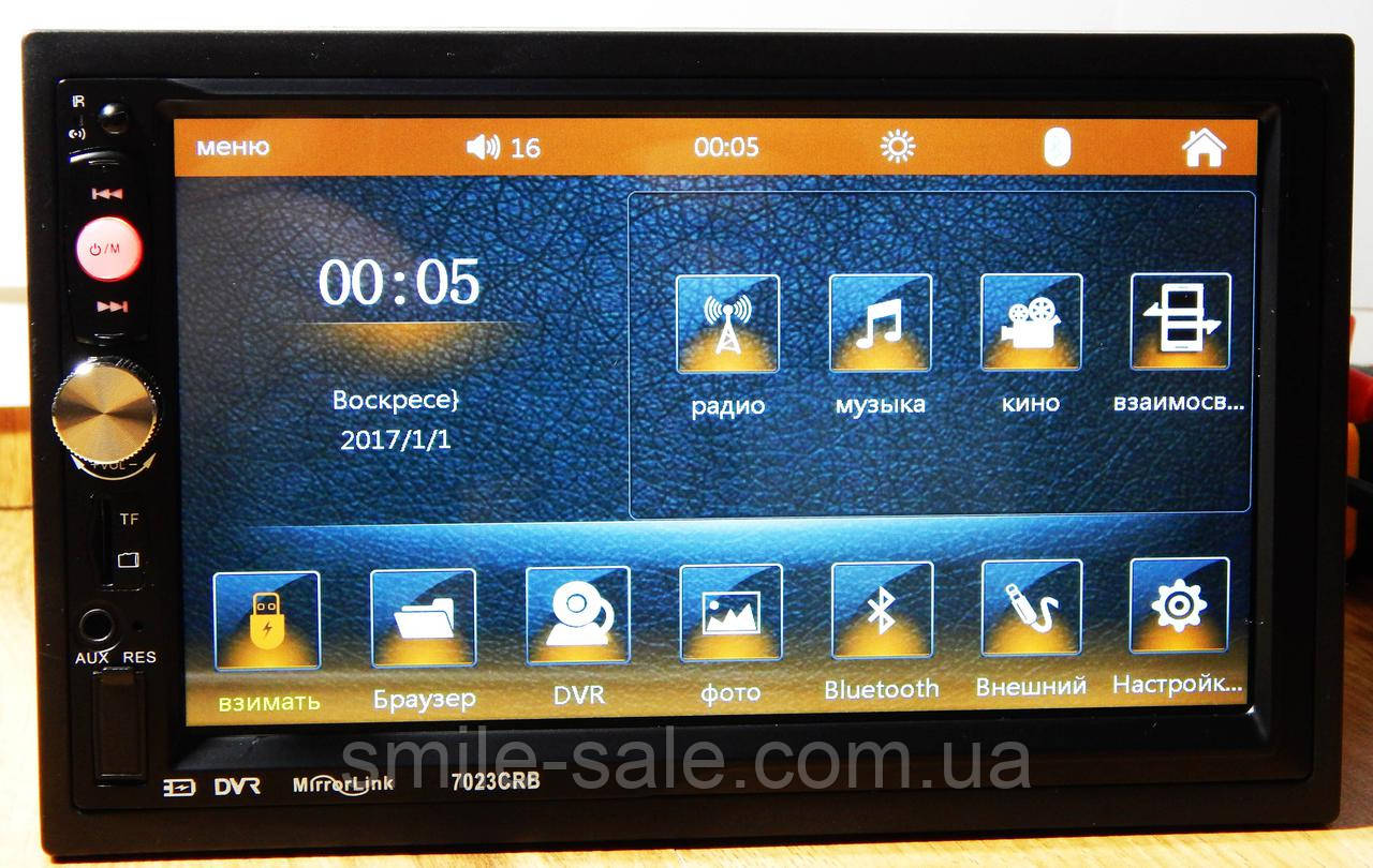 Автомагнітола 2Din Pioneer 7023CRB USB, SD, Video + ПУЛЬТ НА РУЛЬ
