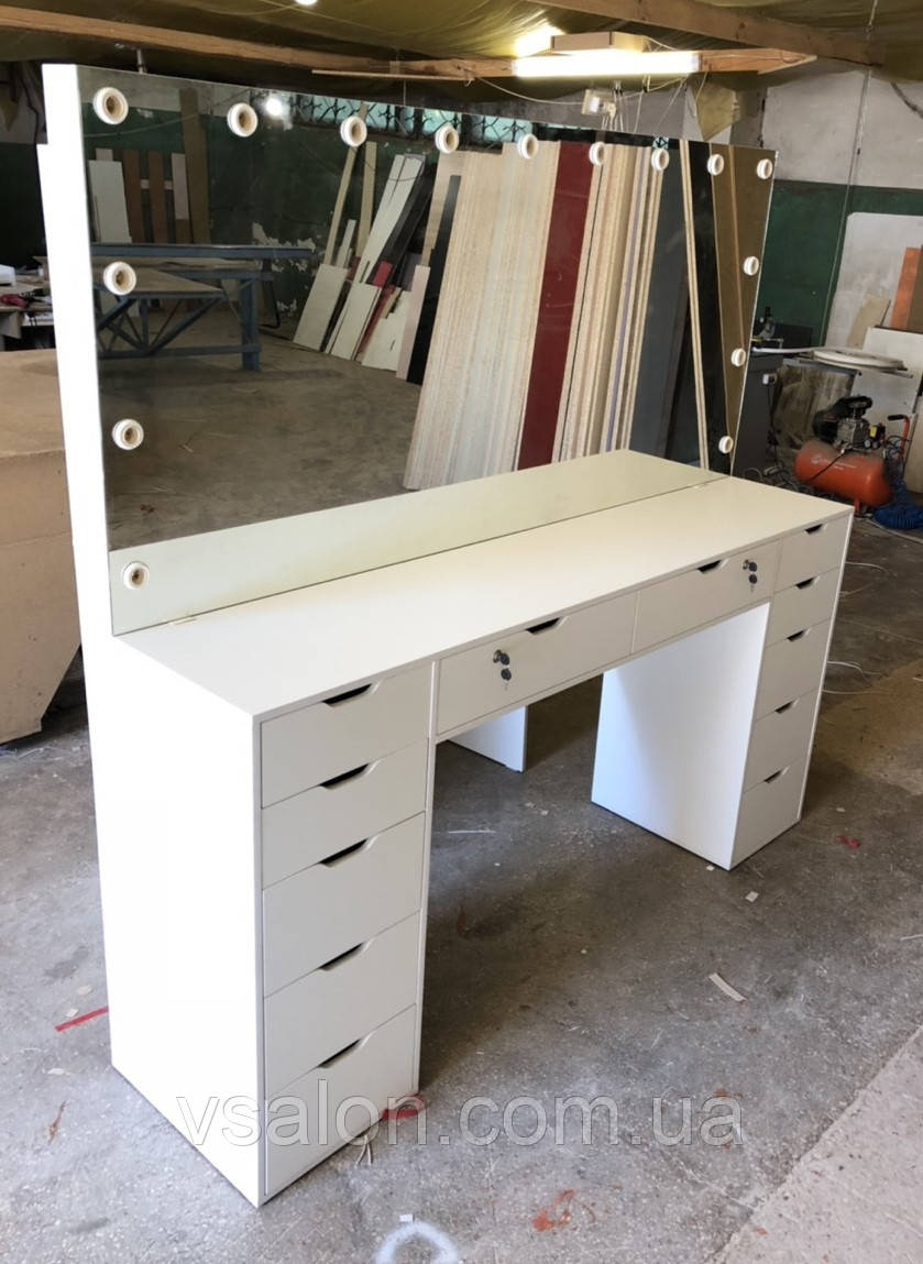 Столик для візажиста на два робочих місця V272, фото 1