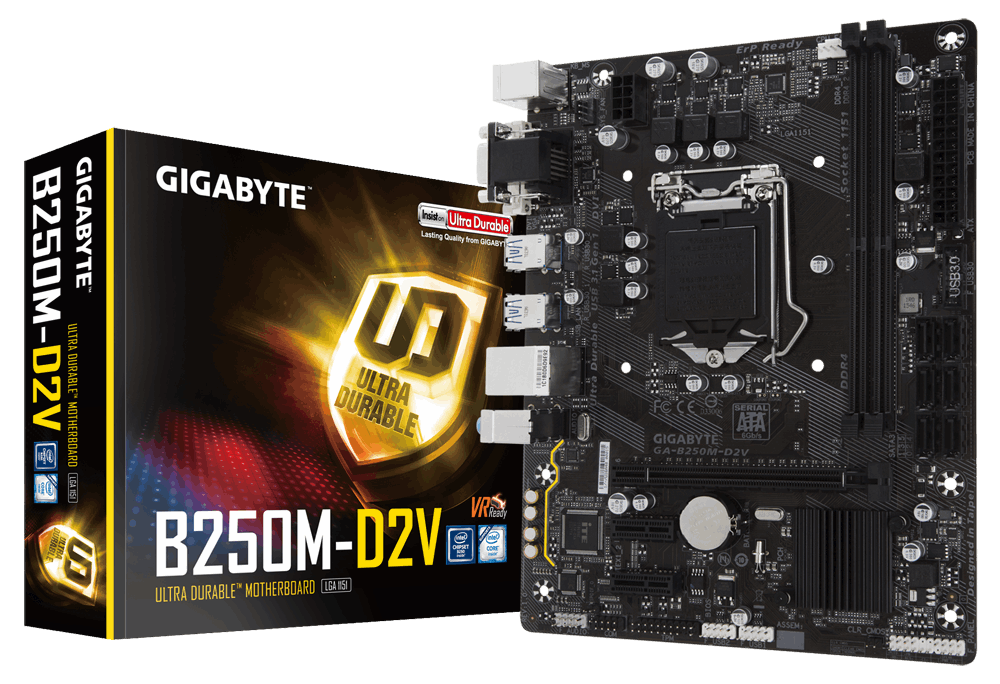 Материнська плата GIGABYTE GA-B250M-D2V s1151
