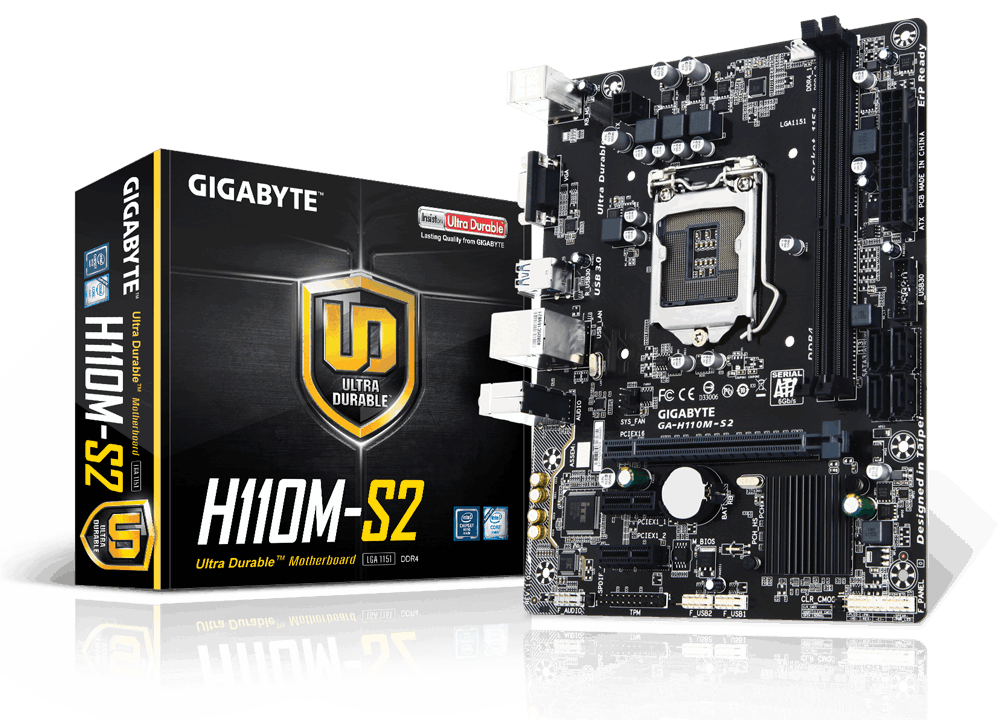 Материнська плата GIGABYTE GA-H110M-S2 DDR4 s1151