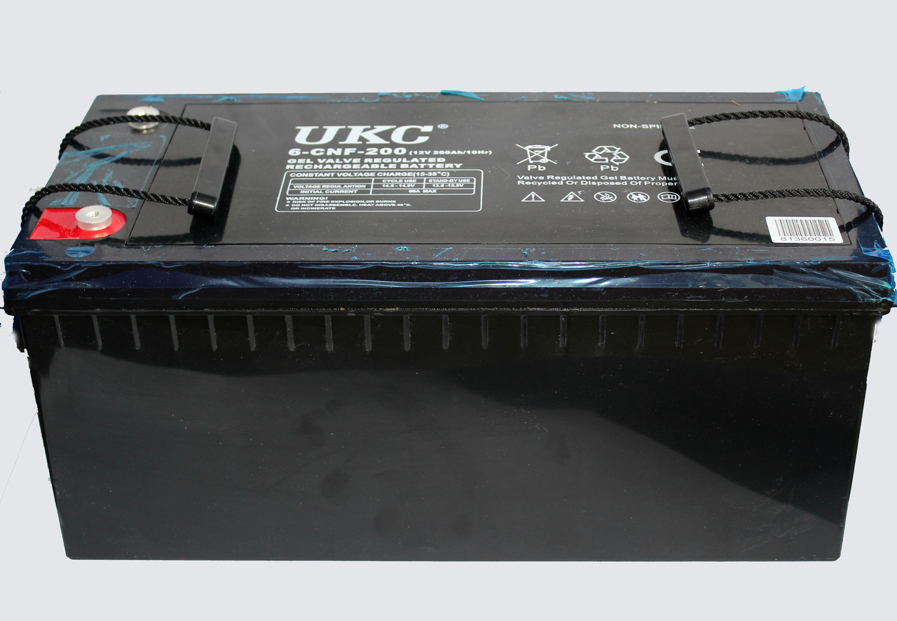 Аккумулятор BATTERY GEL 12V 200A UKC, цена 8385 грн — Prom.ua (ID