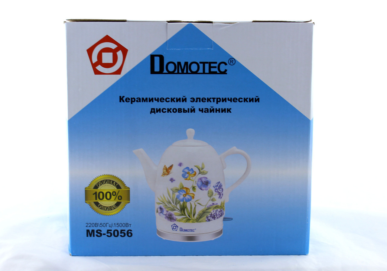 Чайник Domotec MS 5056 керамічний / електрочайник / 1,7 L