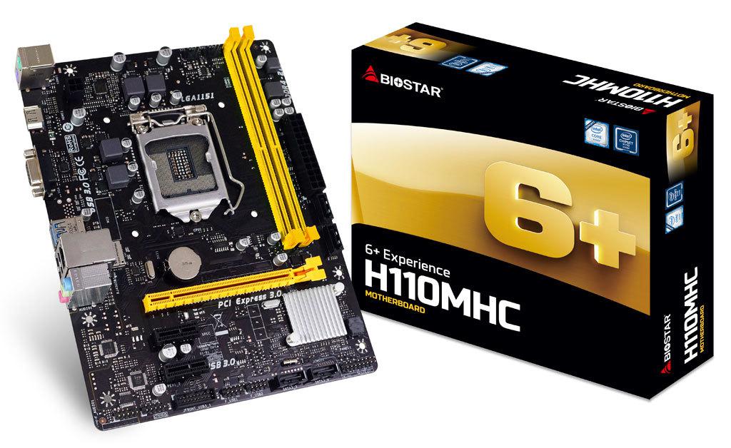 Материнська плата Biostar H110MHC s1151