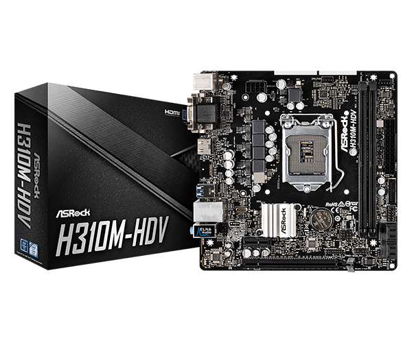 Материнська плата AsRock H310M-HDV s1151