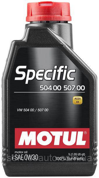 Моторна олива Motul SPECIFIC 504 00 — 507 00 0W-30, 1L
