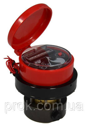 Лічильник обліку палива ЛС-04 Р з механічним циферблатом і імпульсним виходом, фото 1