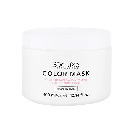 Маска для фарбованого волосся 3DeLuxe Professional Color Mask, 300 мл(Італія)