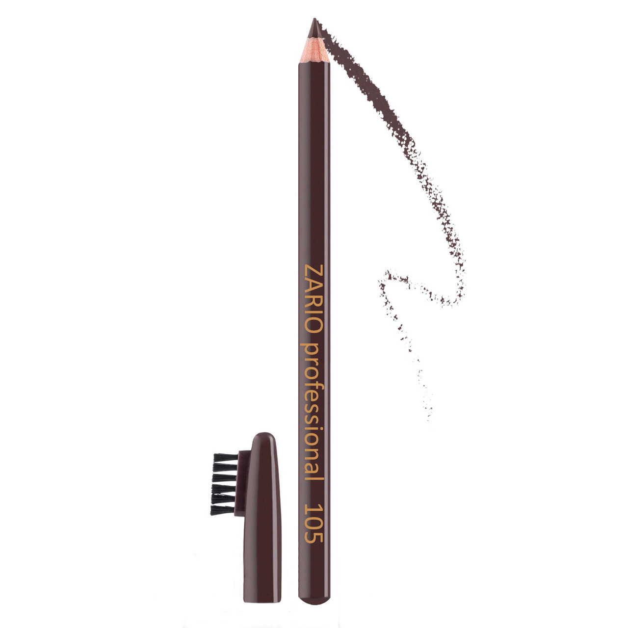 Олівець для брів ZARIO professional No105 Попелясто-коричневий