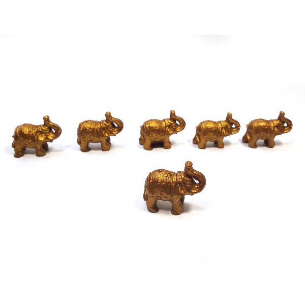 Набір декоративних слонів 6 шт, фото 1