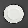 Тарілка обідня біла 205 мм (фарфор) 4402 12 шт., фото 3