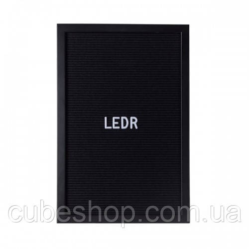 Дошка для створення написів Letter board All Black 30х45 см