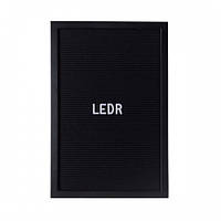 Доска для создания надписей Letter board All Black 30х45 см