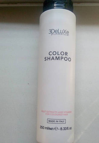 ШАМПУНЬ ДЛЯ ОКРАШЕННЫХ ВОЛОС 3DELUXE COLOR SHAMPOO 250 МЛ. (Італія), фото 1
