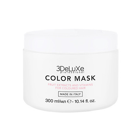 Маска для фарбованого волосся 3DeLuxe Professional Color Mask, 300 мл (Італія)