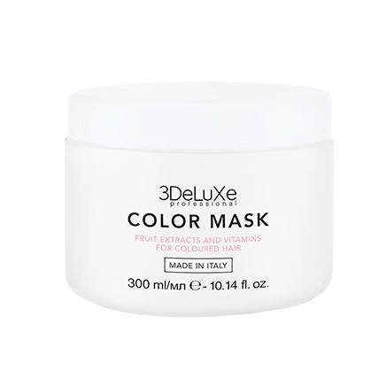 Маска для фарбованого волосся 3DeLuxe Professional Color Mask, 300 мл (Італія), фото 2