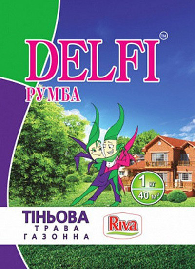 Насіння тінкової газонної трави Delfi (Данія), 1 кг