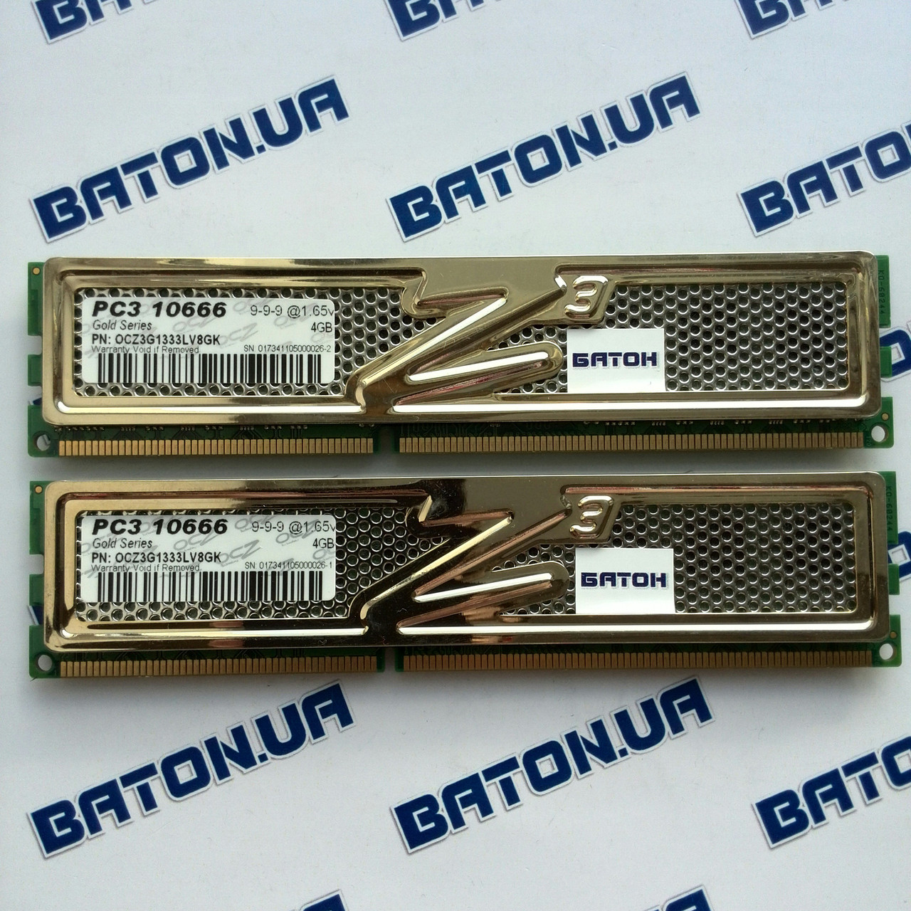 Игровая оперативная память OCZ Gold DDR3 8Gb KIT of 2 1333MHz PC3 10600U CL9 (OCZ3G1333LV8GK)