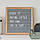  Дошка для створення написів Letter board (сірий) 30х30 см, фото 4