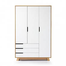 Шафа Manhattan 1200 (з шухлядами) біло-букова Верес