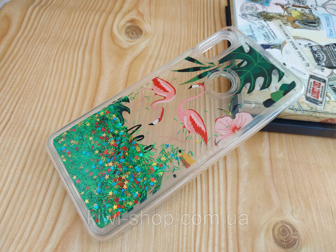 Чохол переливу "Страус" для Xiaomi redmi Note 5/ Note 5 Pro — силіконовий