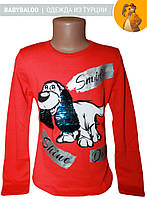 Туніка паєтки "Собака" (від 8 до 14 років)