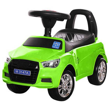 Толокар Audi (Bambi 3147 А-5) Зелений, MP3, світло фар, фото 2